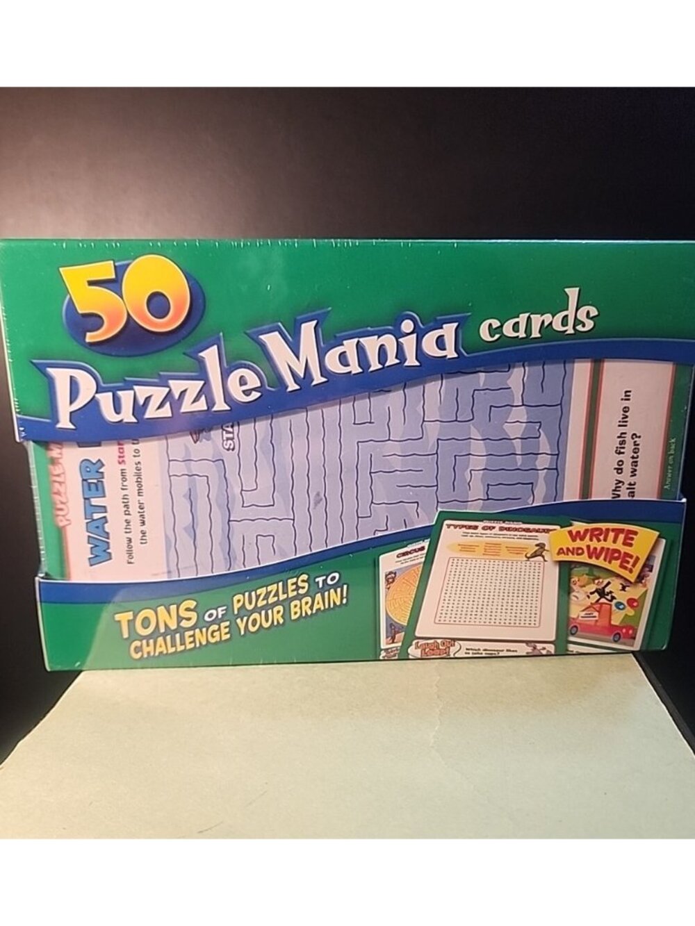 50 Puzzle Mania Cards by Kidsbooks New Unopened